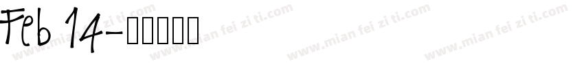 Feb 14字体转换